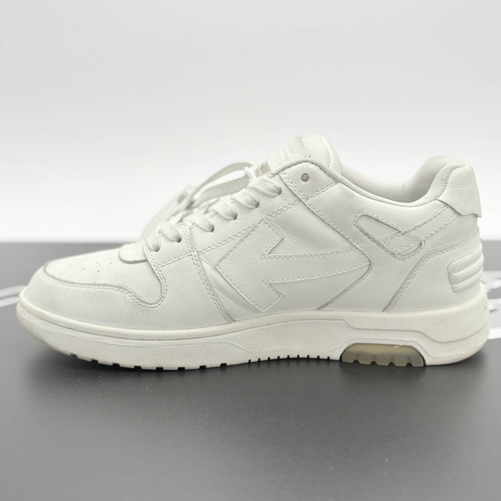 Size 42 (9 US) Off-White Out of Office “For Walking” ' White Fuchsia ' | GOOD!