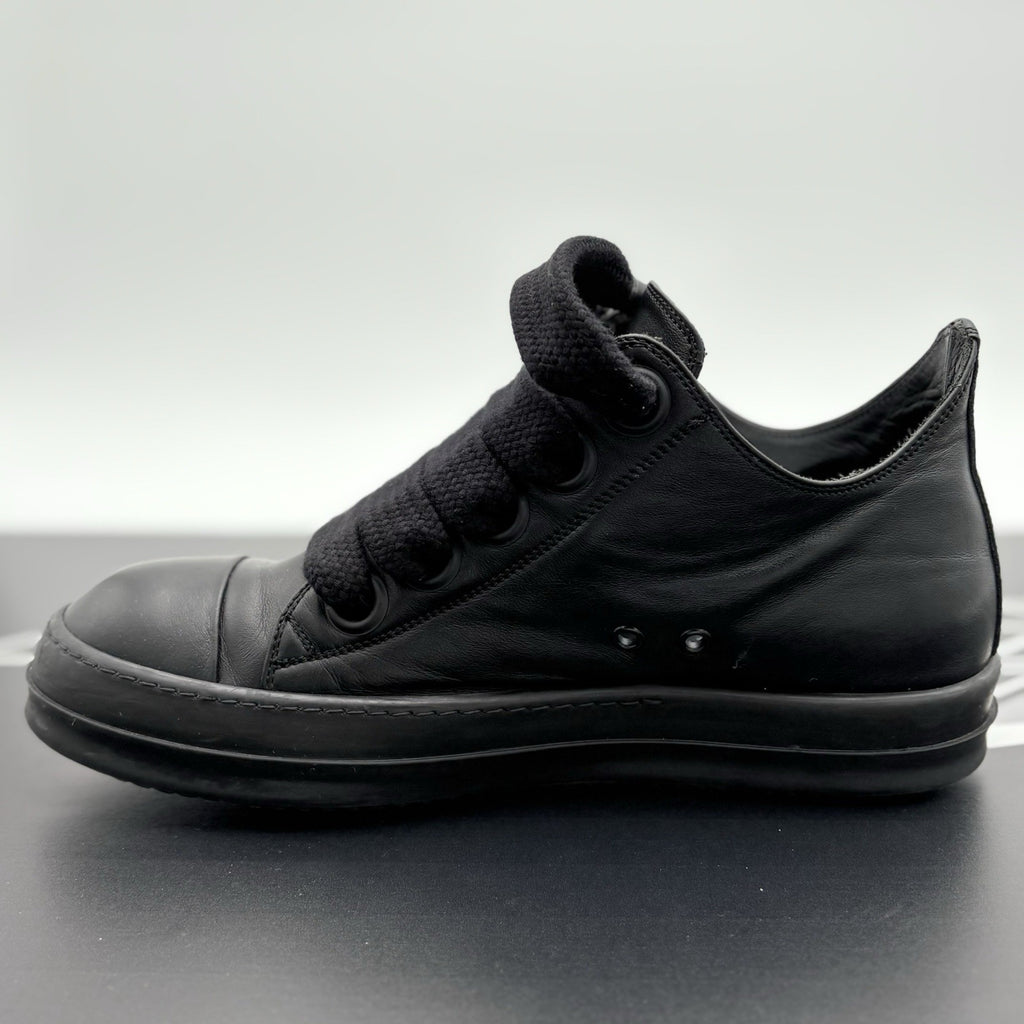 Size 41 (8 US) - Rick Owens Jumbo Lace Low Lido ' Black ' | GOOD CONDITION!