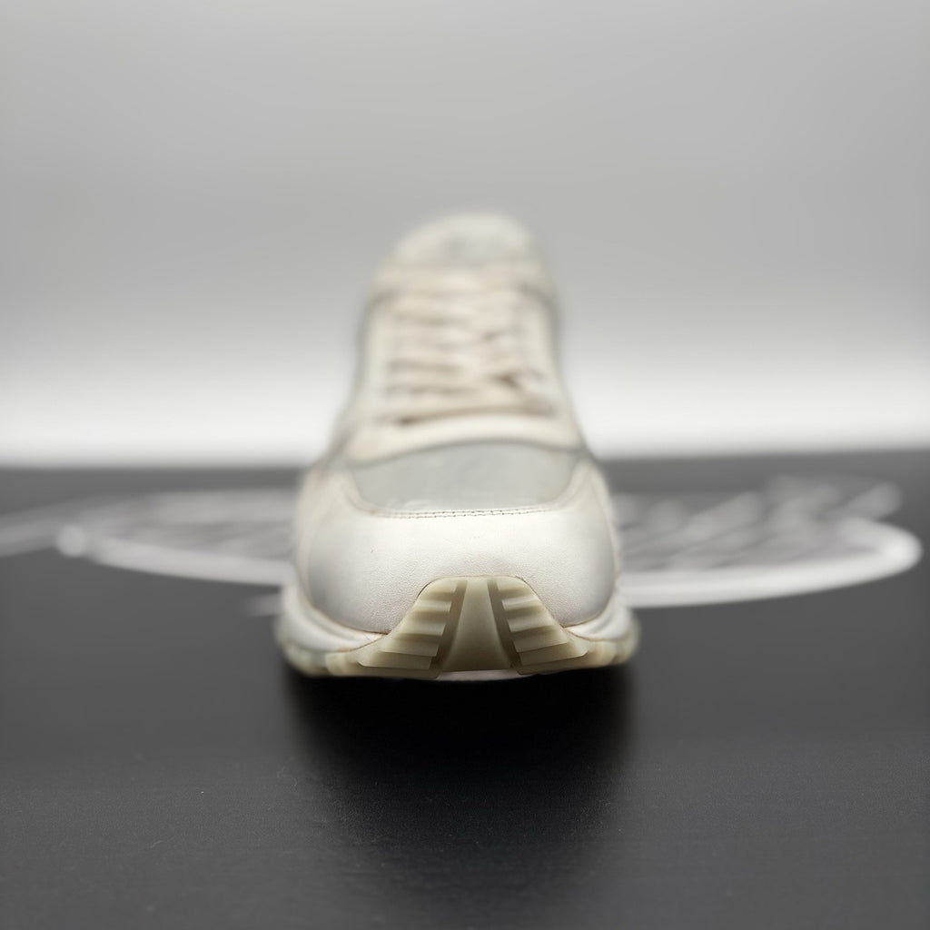Size 12 LV (13-13.5 US) Louis Vuitton Run Away Sneaker ' White ' | GOOD!