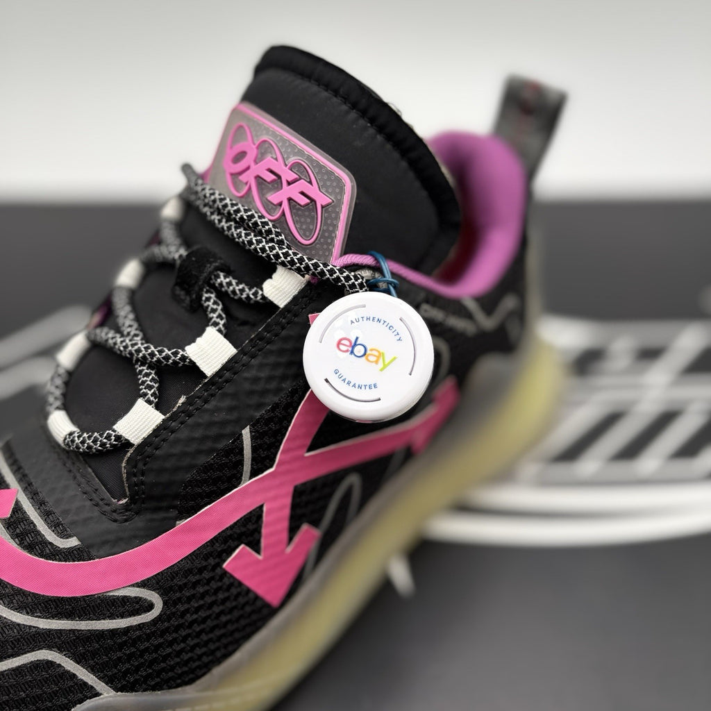 Size 42 (9 US) Off-White Odsy-1000 ' Transparent Fuchsia ' | GREAT CONDITION!