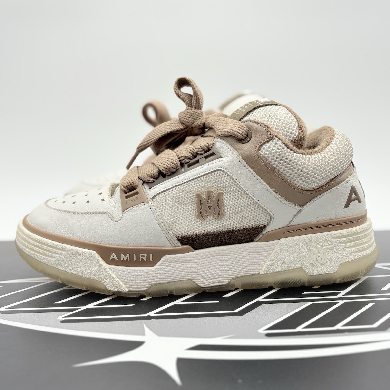 Size 44 (11 US) Amiri MA-1 ' White Brown ' | GOOD CONDITION!