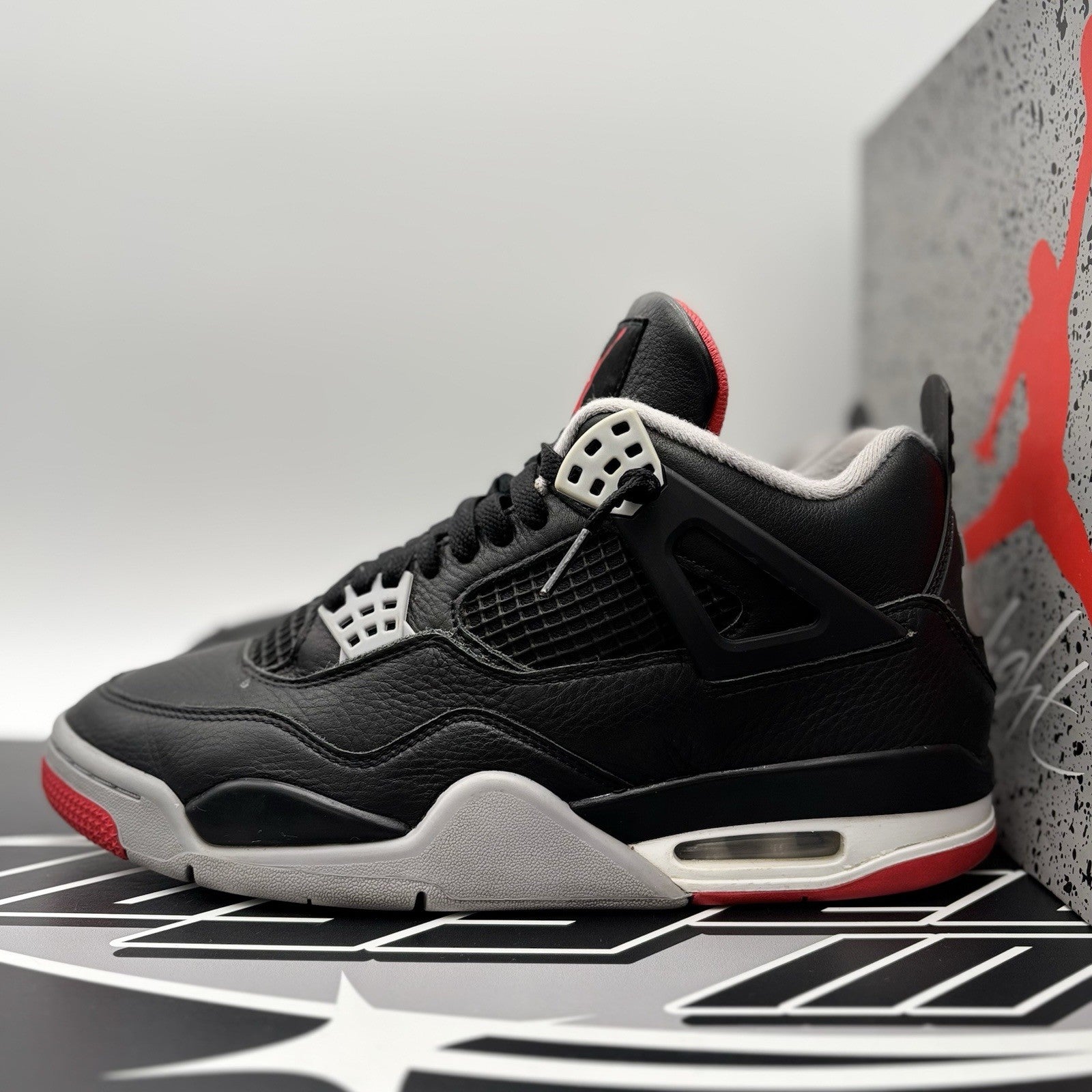 Size 9 - Air Jordan 4 Retro Bred Reimagined | GREAT CONDITION!