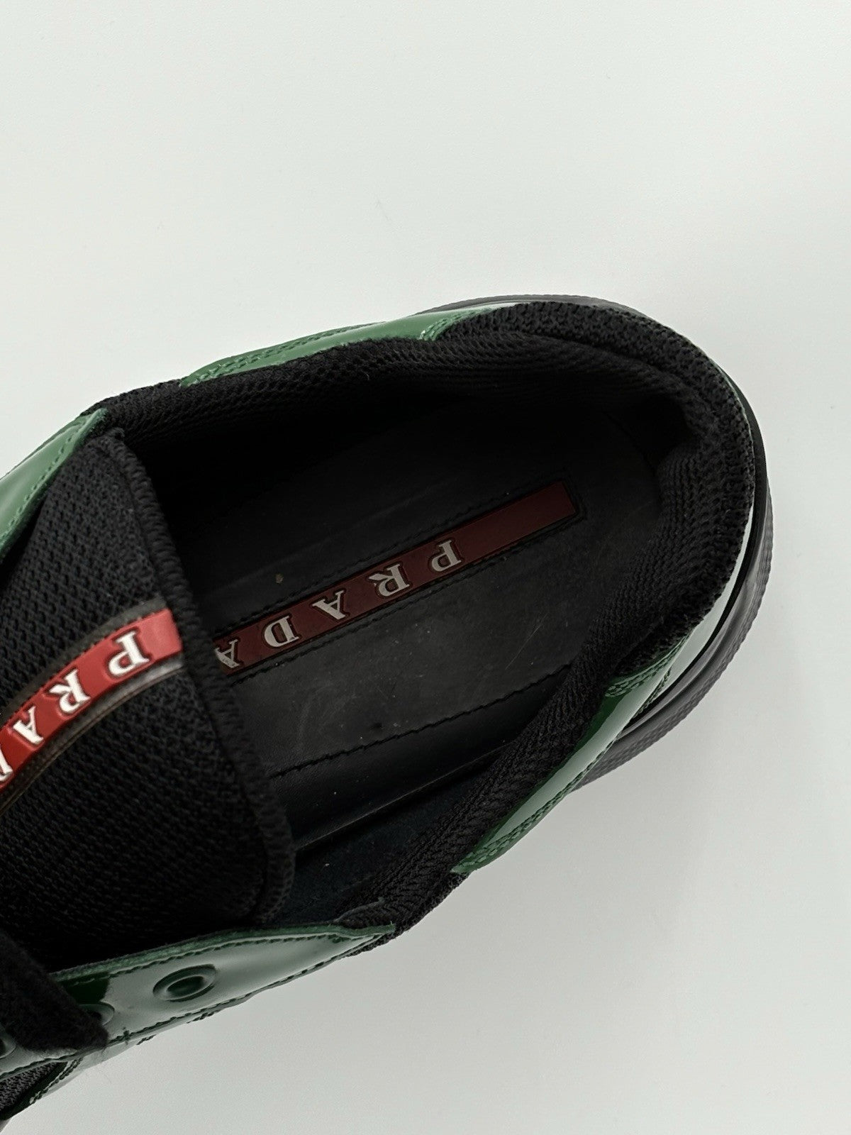 Size 8.5 UK (9.5 US) - Prada Americas Cup ' Green Black ' | GOOD CONDITION!