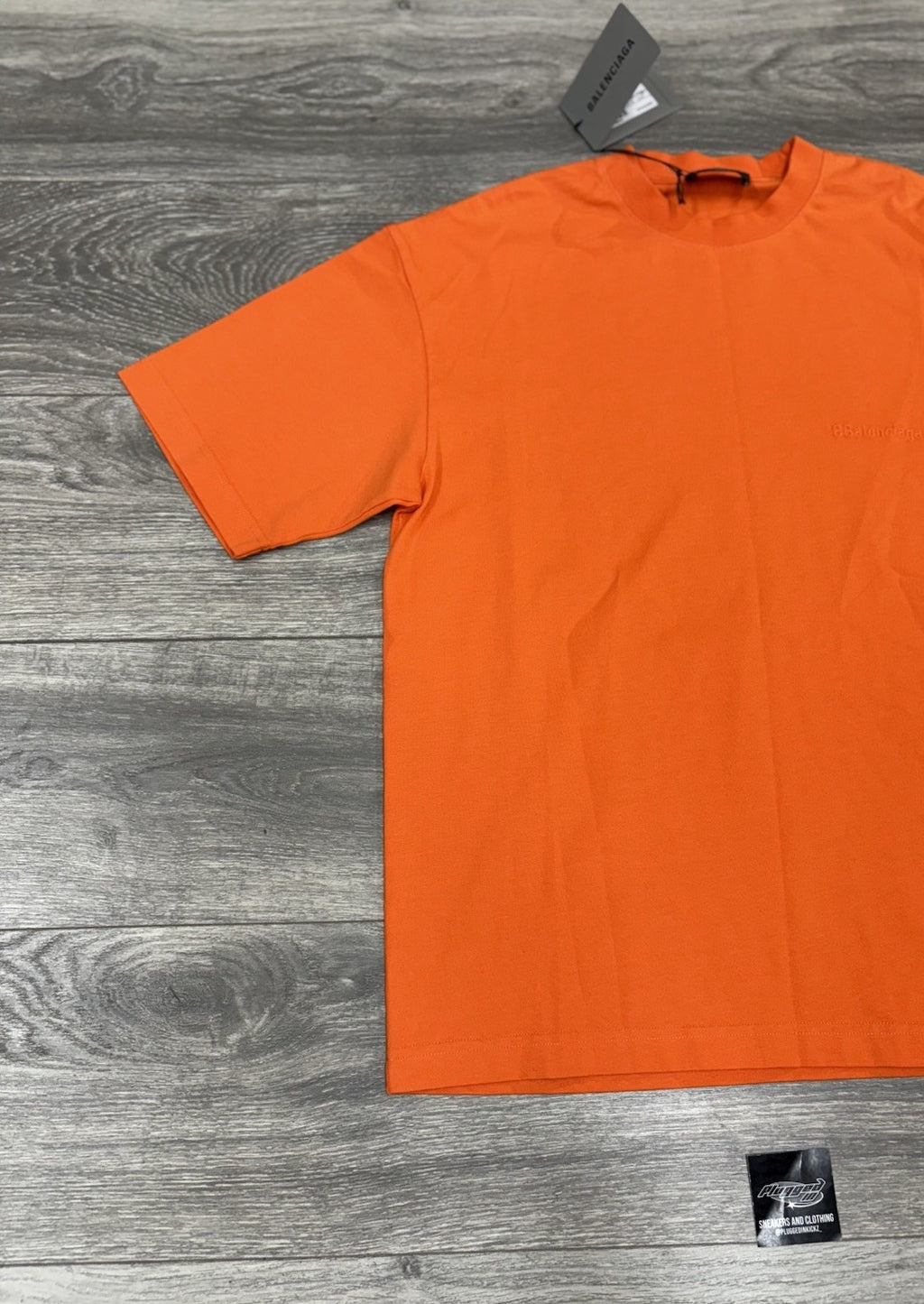 Size XS - Balenciaga Casual T-Shirt ' Fluorescent Orange ' | NEW!