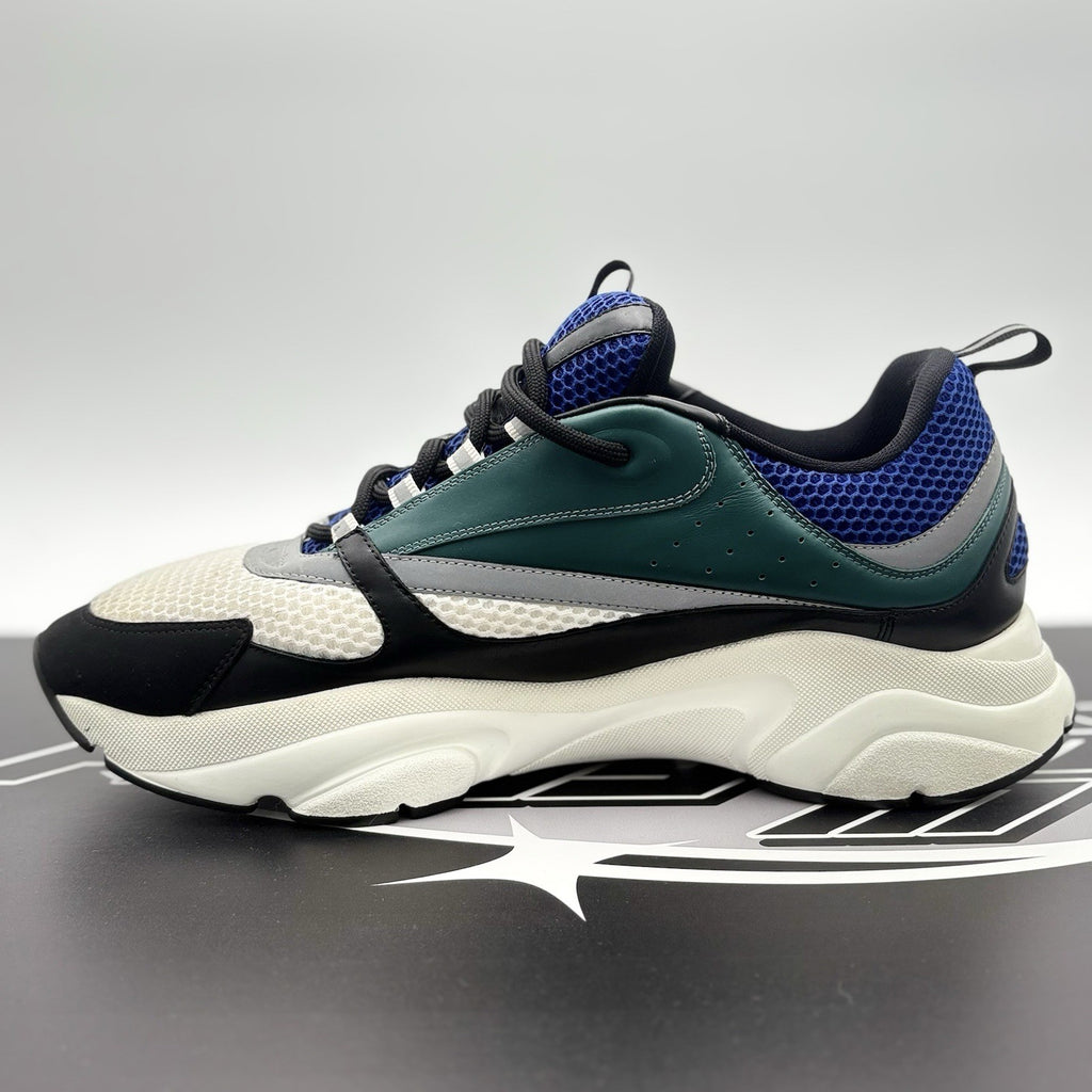 Size 50 (17 US) - Dior B22 Sneaker ' White Deep Green ' | GREAT CONDITION!
