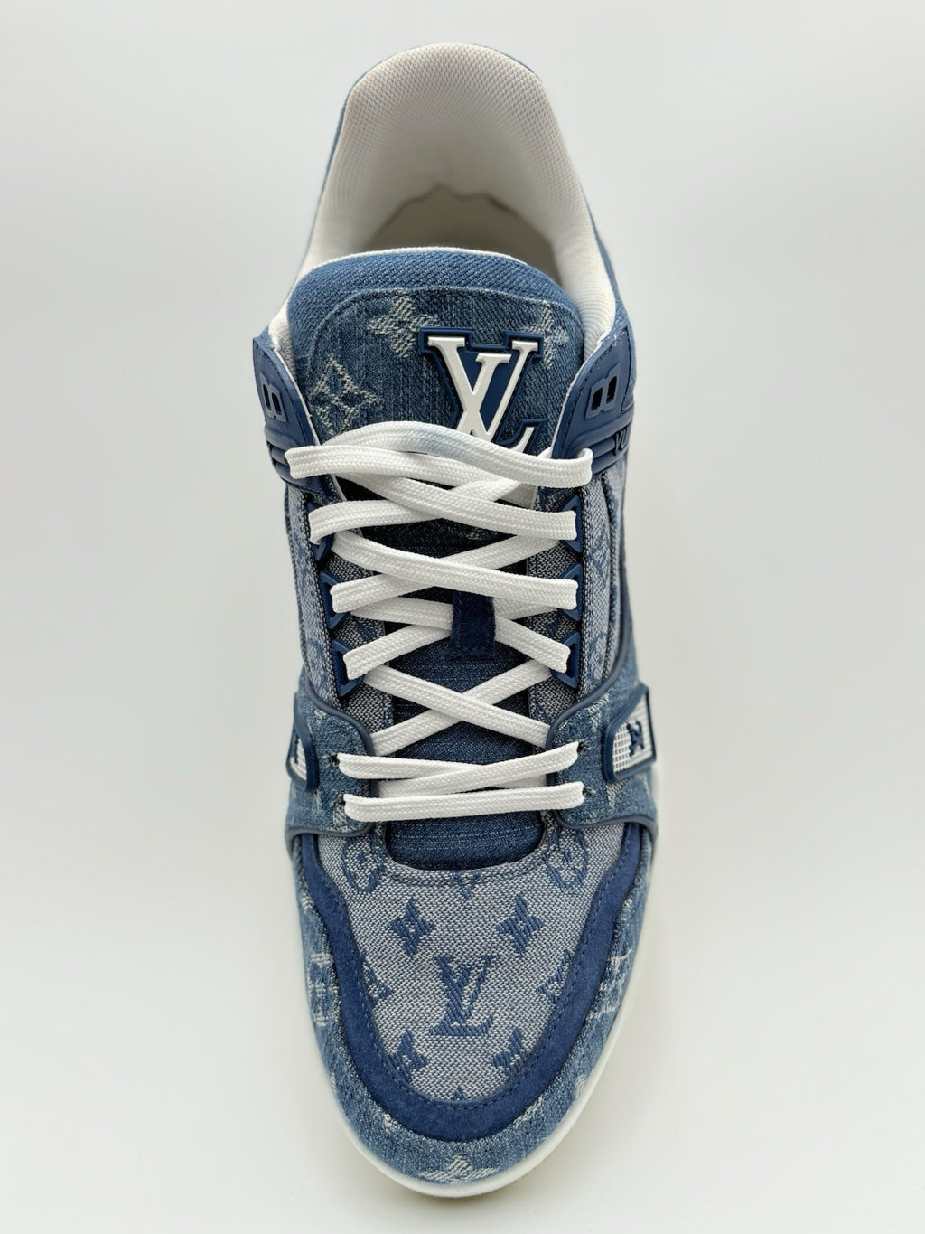 Size 8 LV (9-9.5  US) - Louis Vuitton Trainer Denim | SUPER CLEAN!