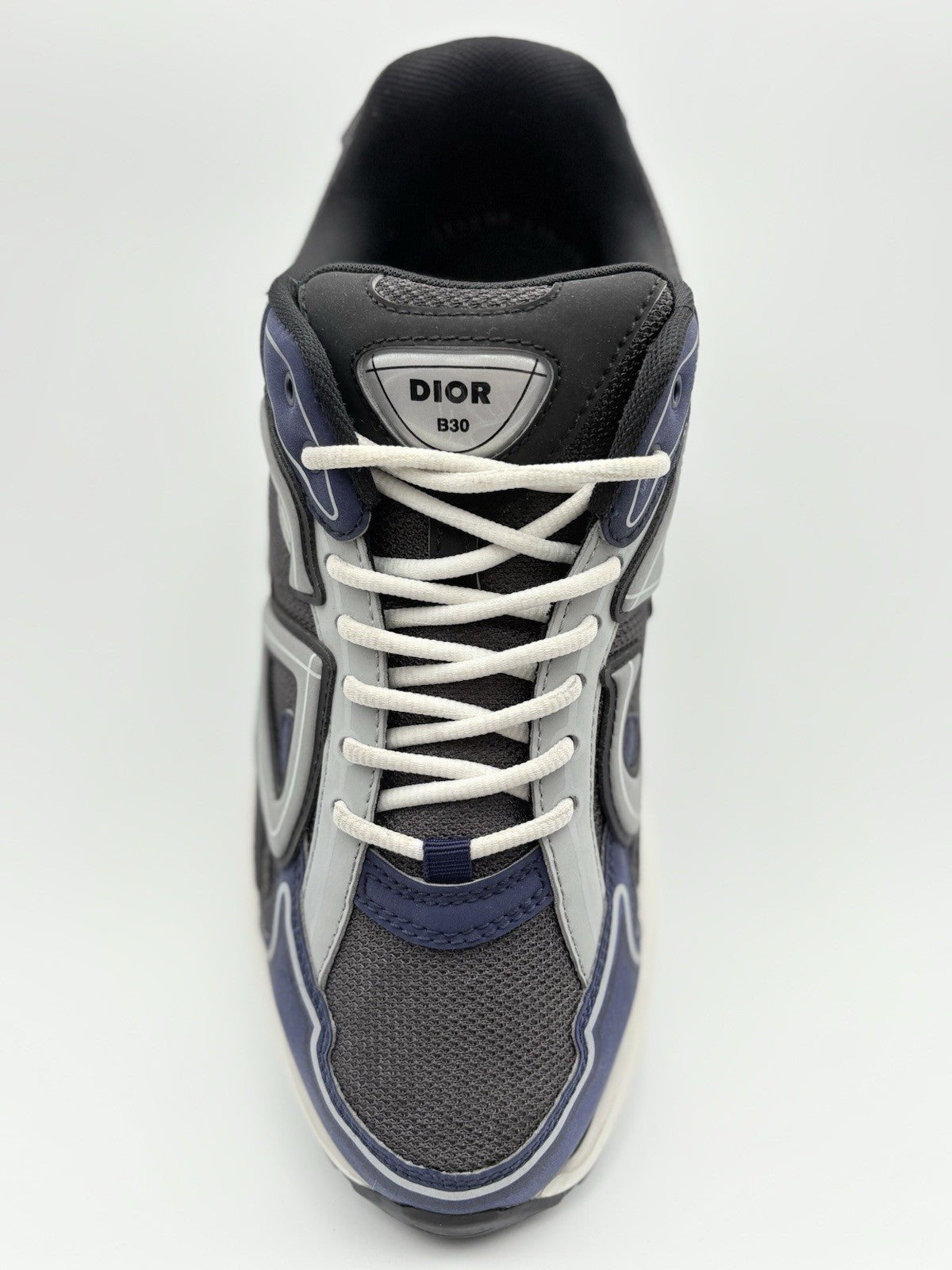 Size 42 (9 US) - Dior B30 Reflective Sneaker ' Blue Grey Black ' | SUPER CLEAN!