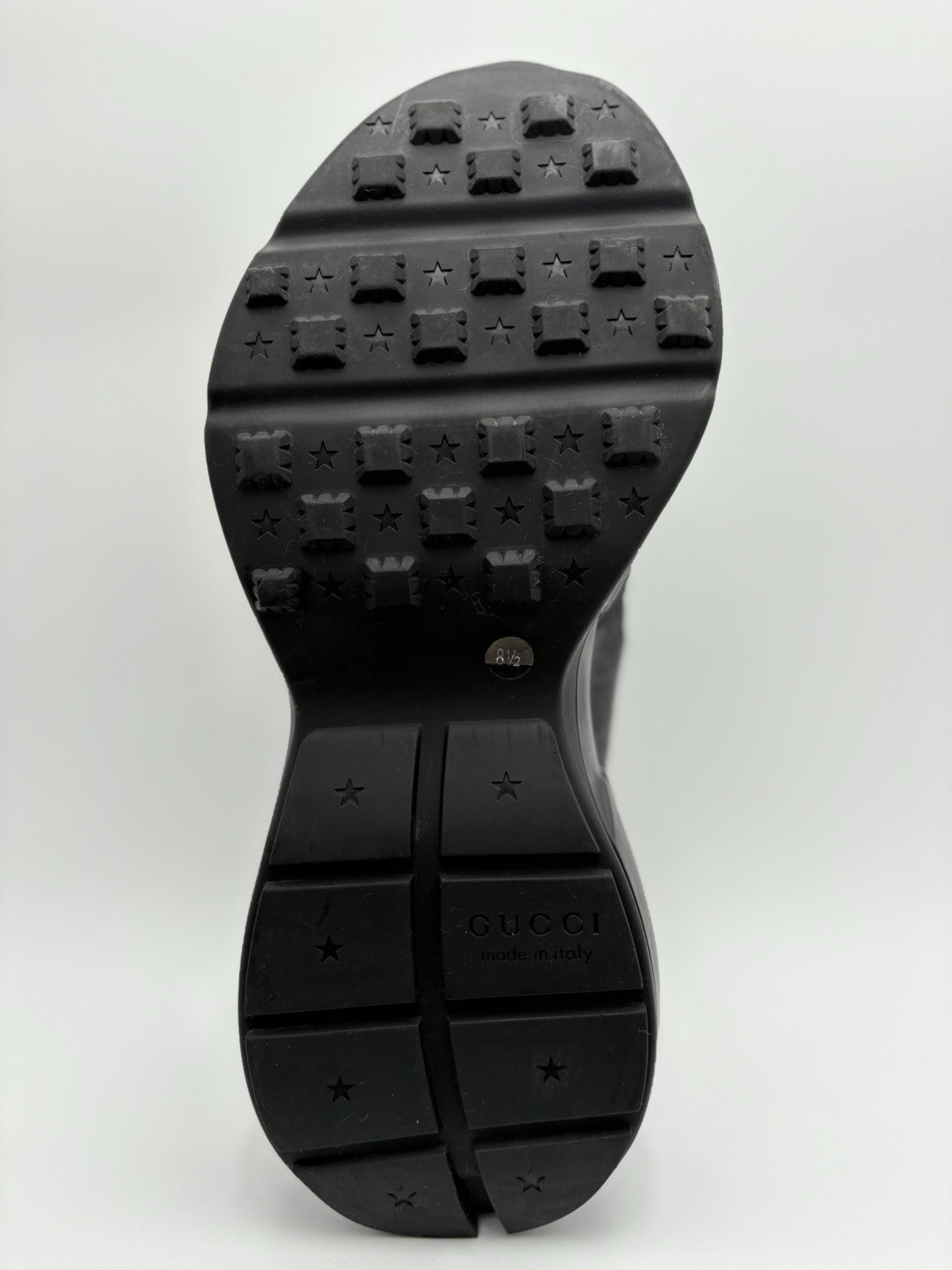 Size 8.5 G (9 US) - Gucci Rhyton ' Monogram Black ' | ONLY WORN 1-3x !