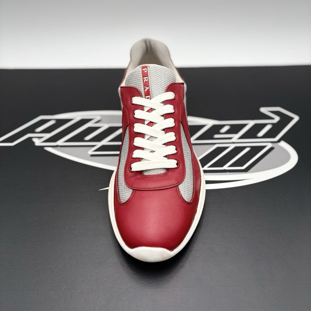 Size 9.5 UK (10.5 US) Prada Americas Cup ' Black White Red ' | GOOD CONDITION!