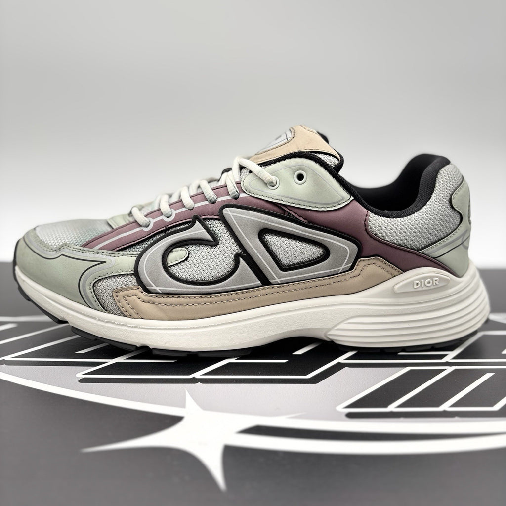 Size 44 (11 US) - Dior B30 Reflective Sneaker ' Light Green Purple ' | GOOD COND