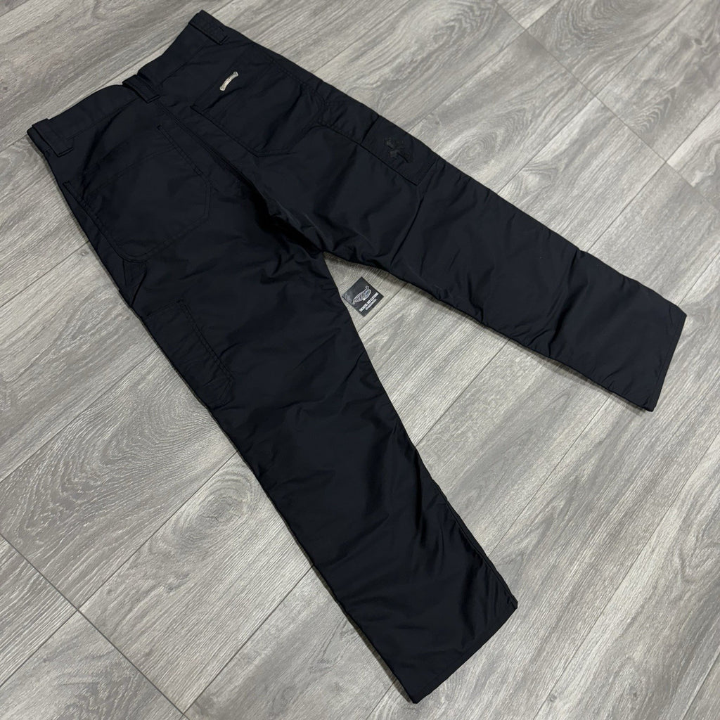 Size 30 - Chrome Hearts Leather Knee Carpenter Pants ' Black ' | WORN 1-3X