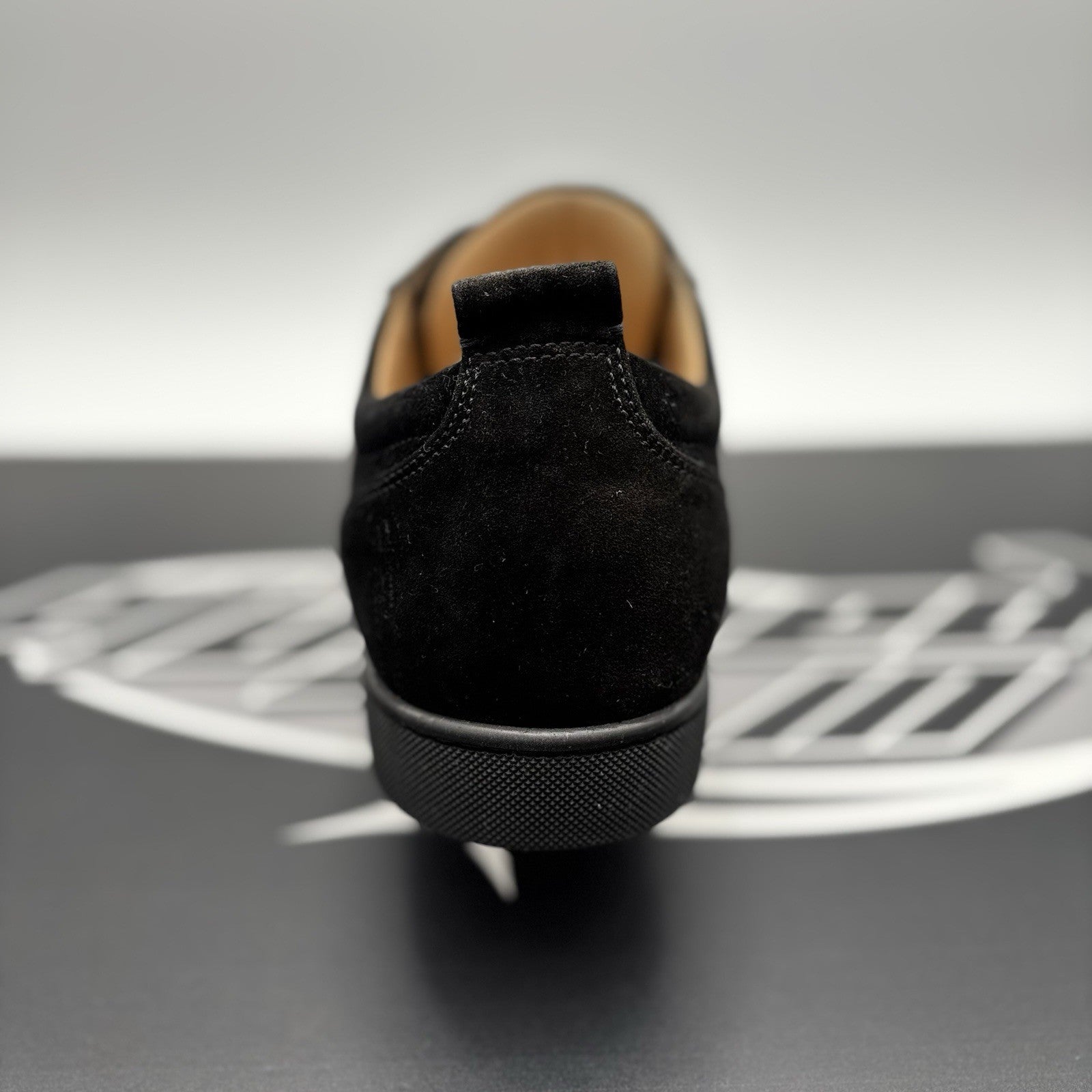 Size 46 (13 US) Christian Louboutin Low Spiked  ' Black ' | GREAT!