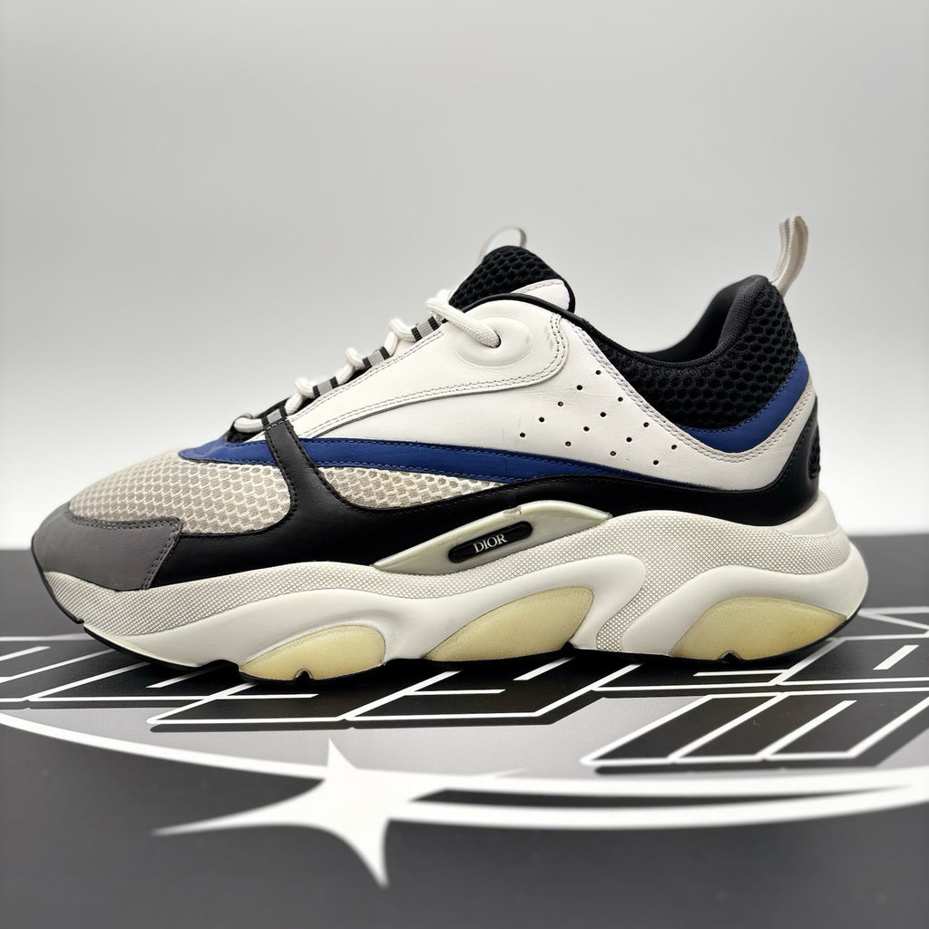 Size 46 EU (13 US) - Dior B22 Sneaker ' White, Blue, Black Reflective '