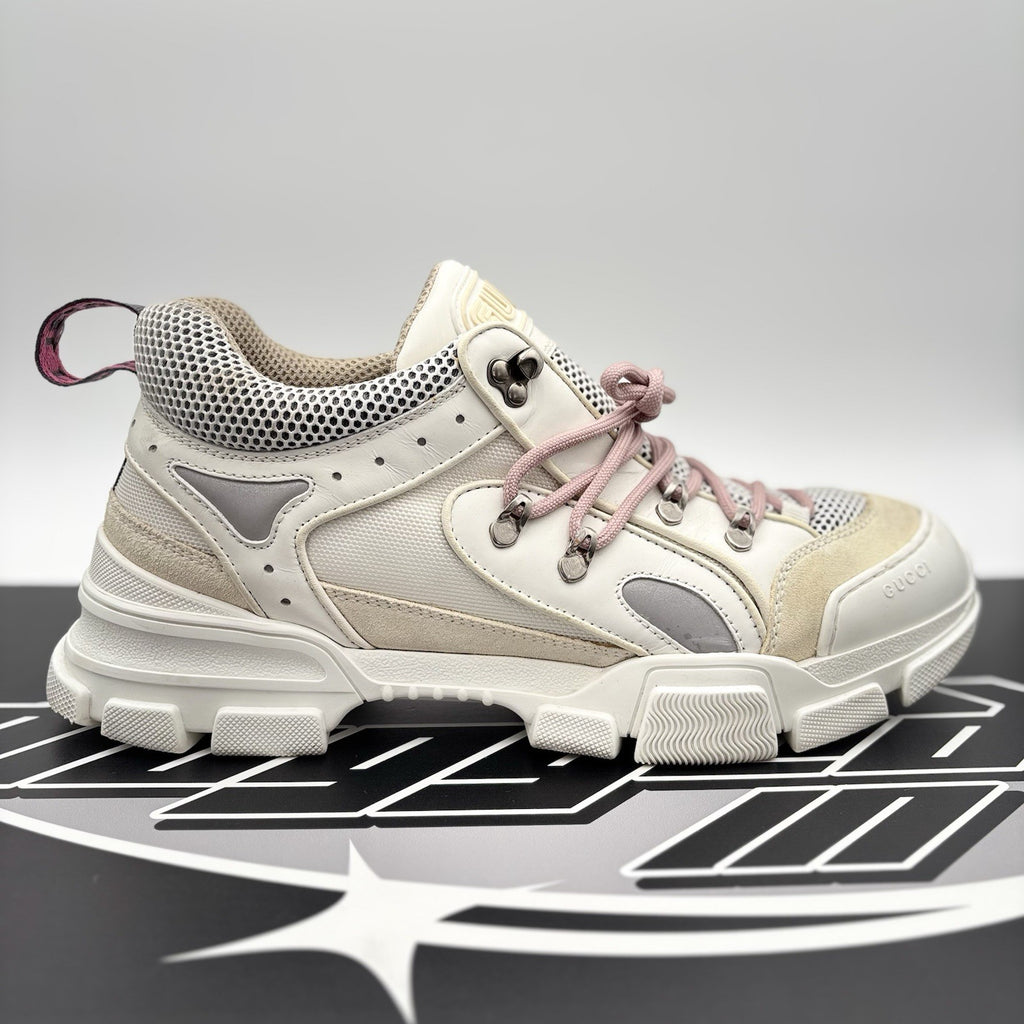 Size 12G (12.5 US) - Gucci Flashtrek SEGA ' White, Beige ' | GREAT CONDITION!
