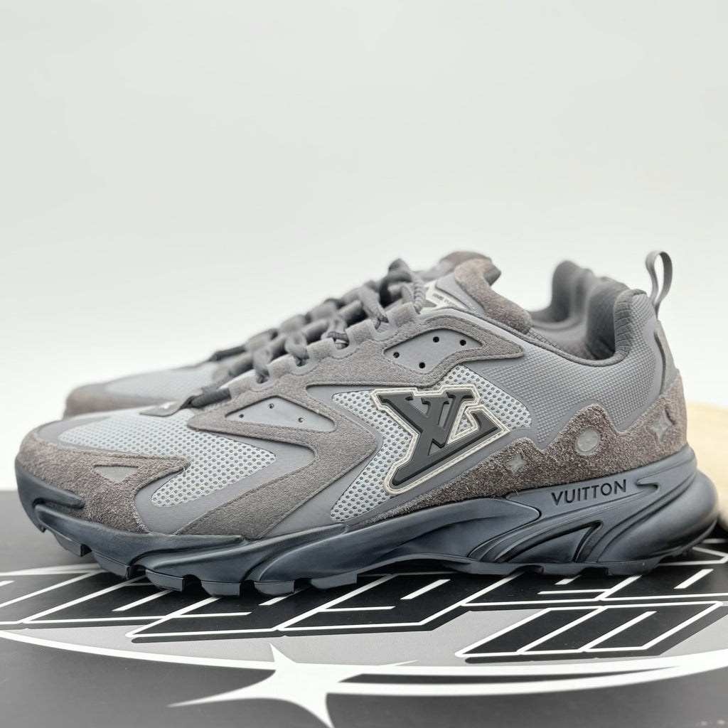 Size 12 LV (13-13:5 US) Louis Vuitton Tactic Runner ' Grey ' | SUPER CLEAN!