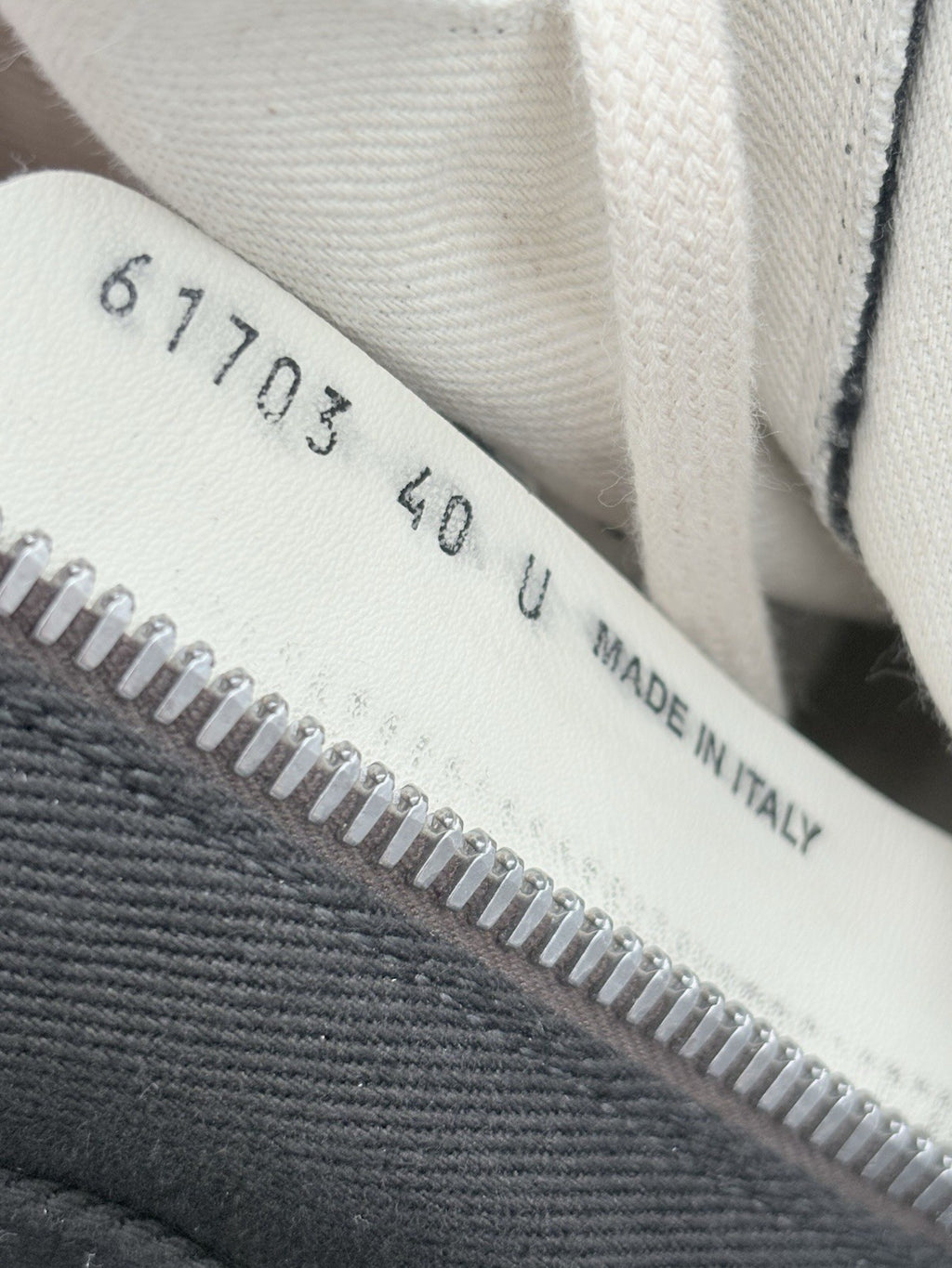Size 40 (7 US) Rick Owens Ramones Cargo ' Black Milk ' | SUPER CLEAN!