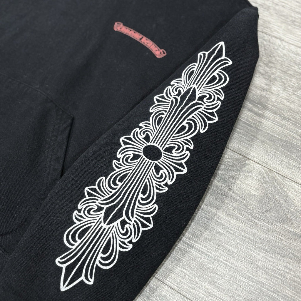 Size Small - Chrome Hearts x Matty Boy Flower Chomper Hoodie ' Black ' | CLEAN!