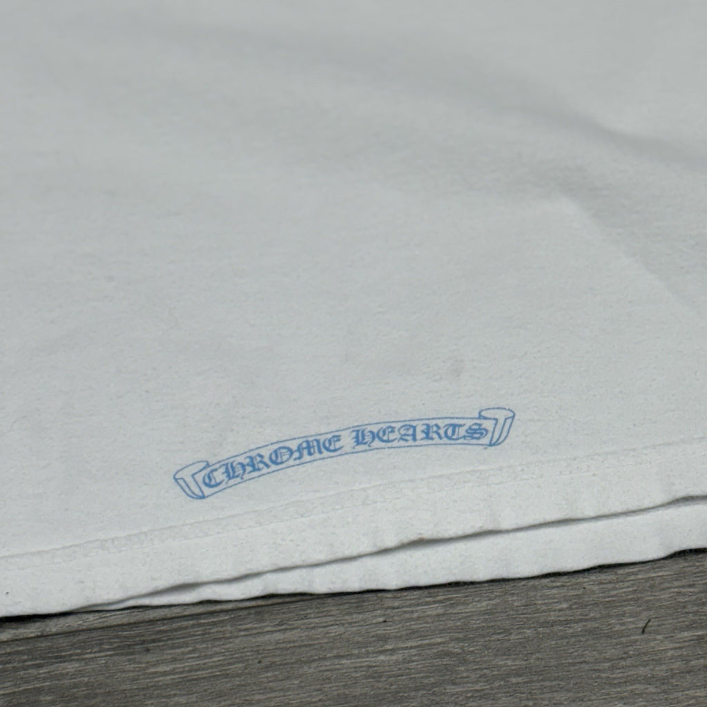 Size XL - Chrome Hearts St. Barth Collar Print T-Shirt ' White Blue '