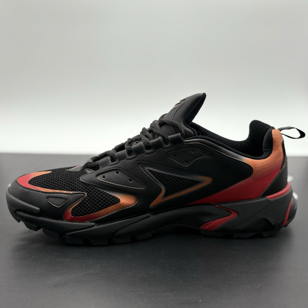 Size 12 LV (13-13:5 US) Louis Vuitton Tactic Runner ' Black Orange Red ' | CLEAN