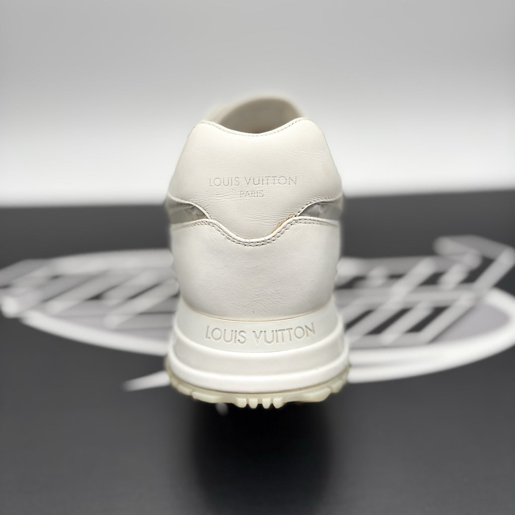 Size 12 LV (13-13.5 US) Louis Vuitton Run Away Sneaker ' White ' | GOOD!