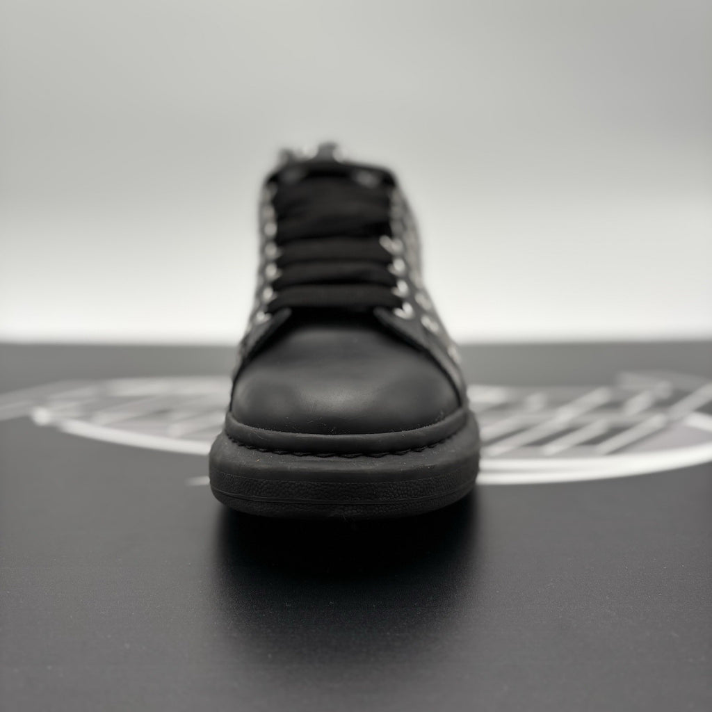 Size 43.5 (10.5 US) Alexander McQueen ' Black Silver Eyelets ' | GREAT COND!