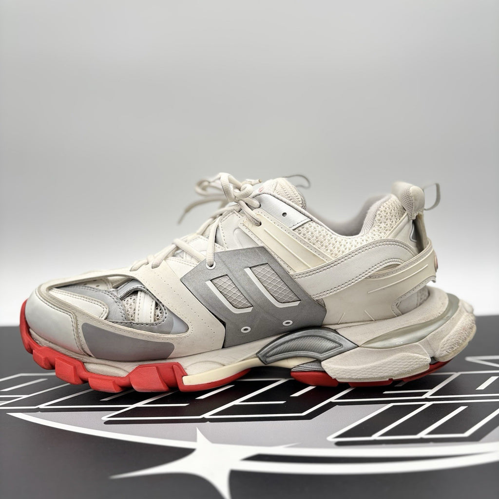 Size 46 (13 US) - Balenciaga Track Sneaker ' White Red ' | GOOD CONDITION!