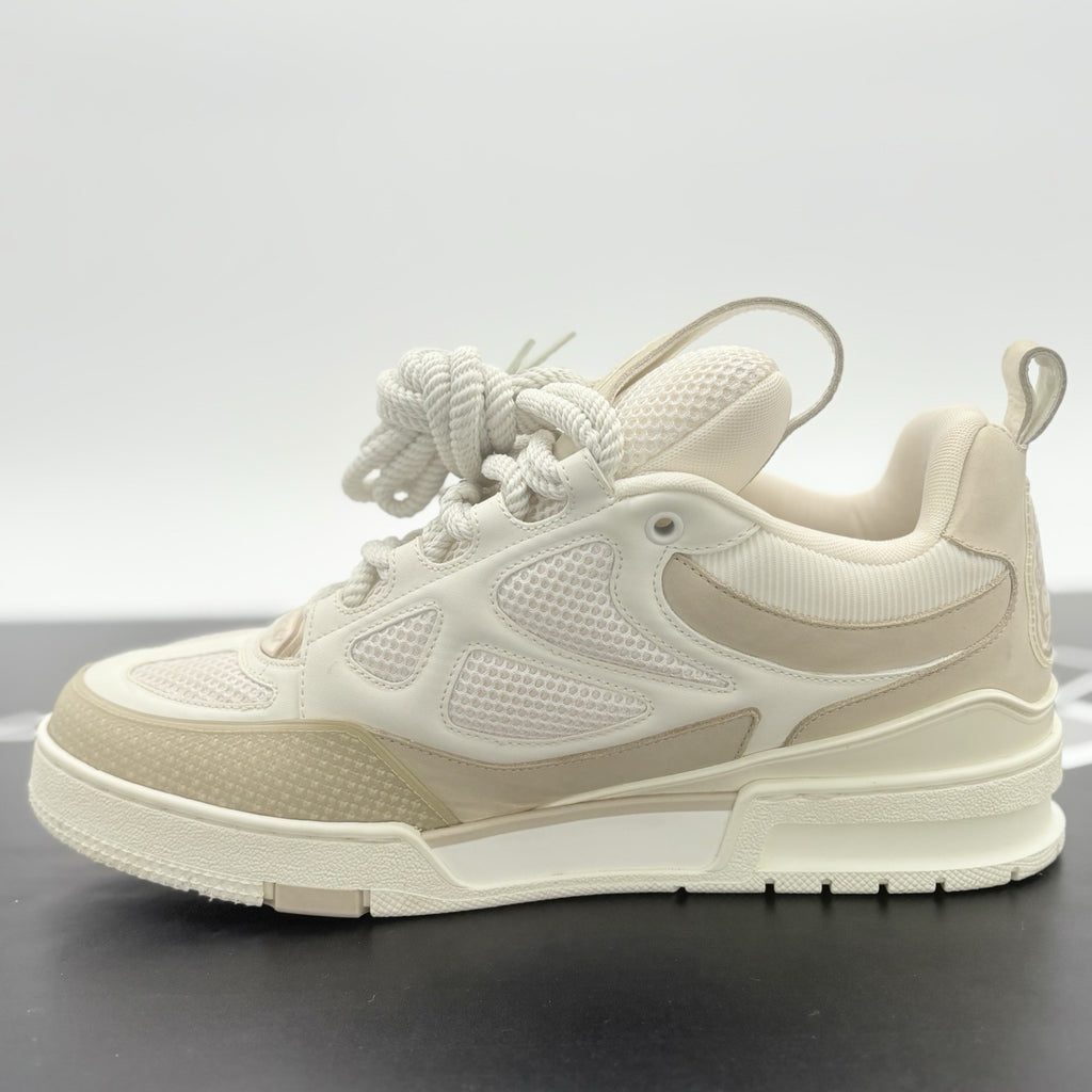 Size 8 LV (9-9.5 US) - Louis Vuitton Skate ' Beige White ' | GREAT COND!
