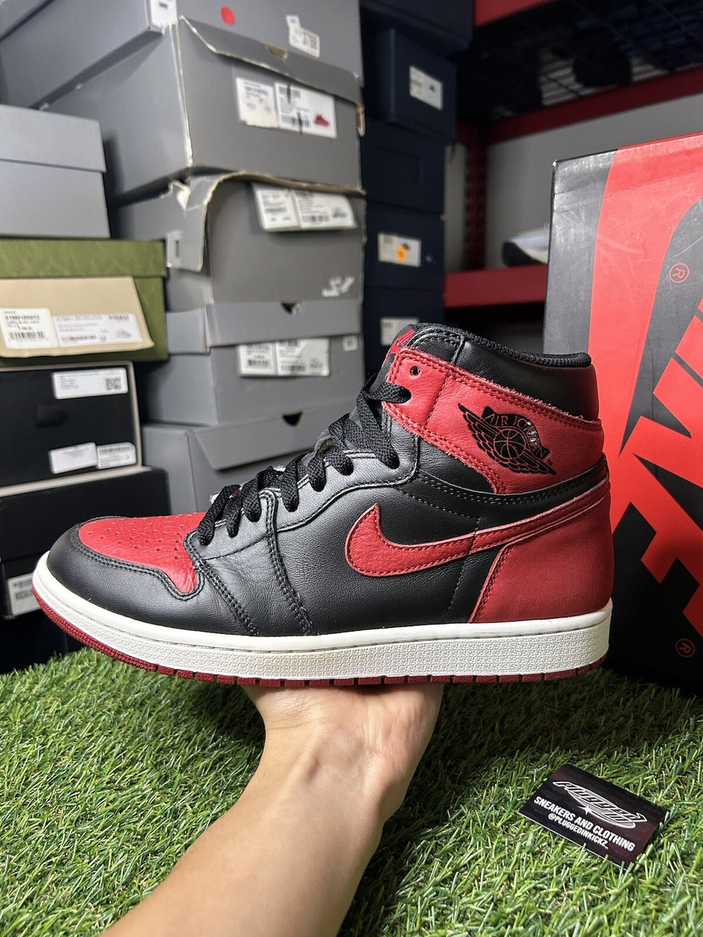 Size 9.5 - Nike Air Jordan 1 Retro High OG 'Banned' 2016