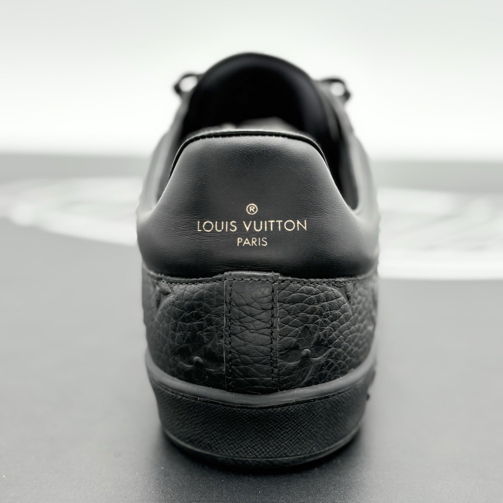 Size 9 LV (10-10.5 US) Louis Vuitton Luxembourg Monogram ' Black ' | WORN ONCE!