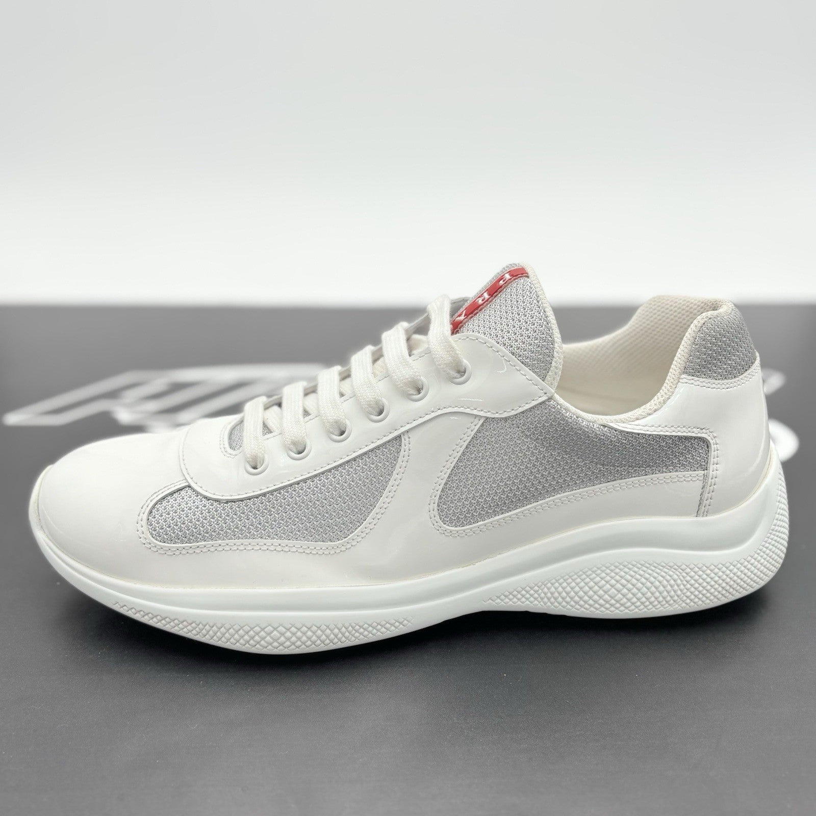 Size 9.5 UK (10.5 US) - Prada Americas Cup ' White ' | GREAT CONDITION!