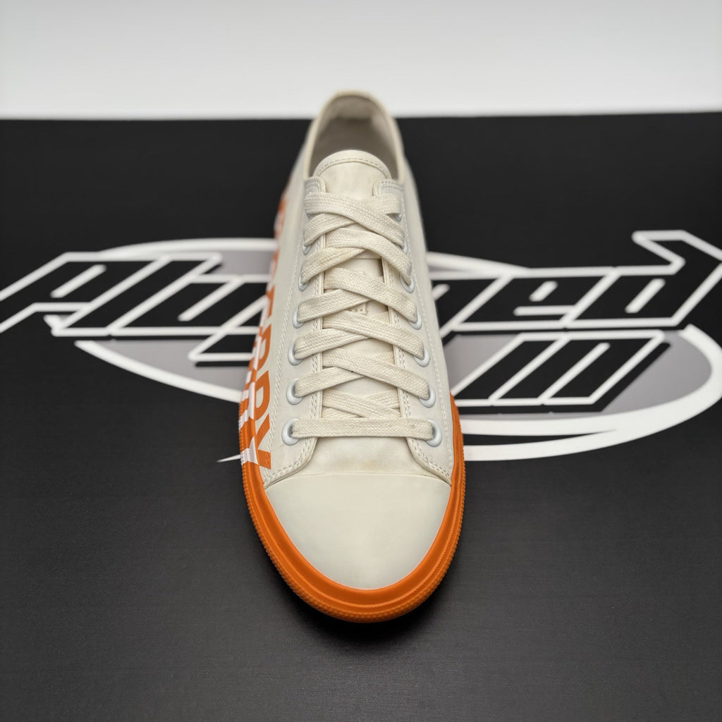 Size 41 EU (8 US) - Burberry Low Sneaker ' Orange, White ' | SUPER CLEAN!