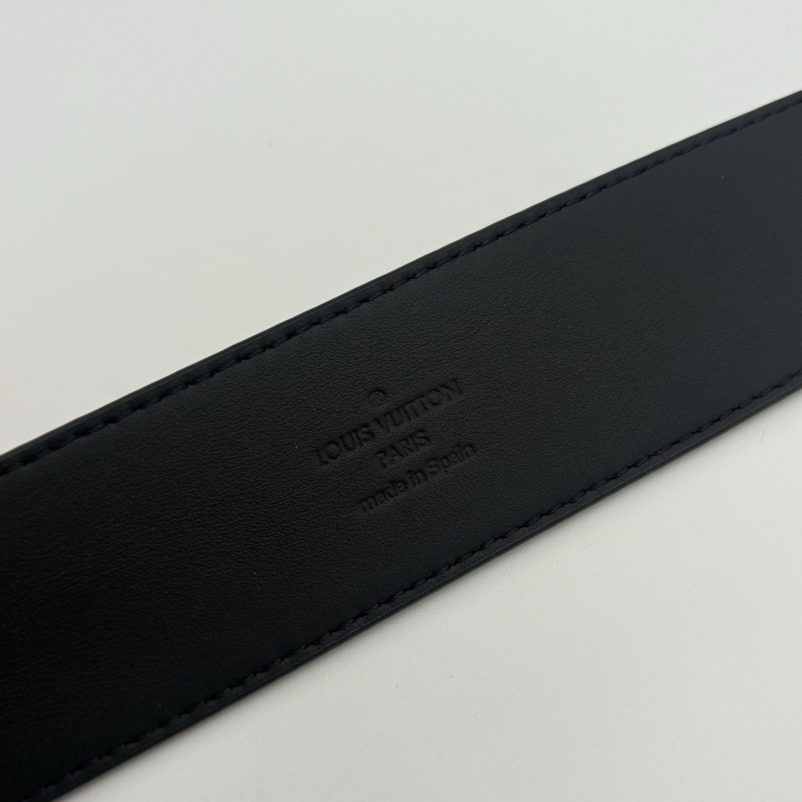 Louis Vuitton Monogram Eclipse Matte Black Belt | BRAND NEW!