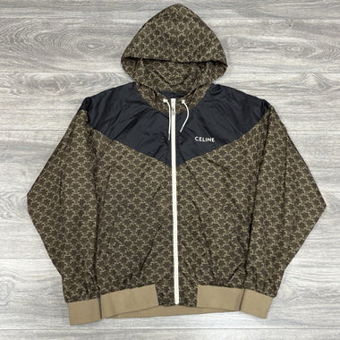 Blouson Monogram Nylon Triomphe Windbreaker Brown Black