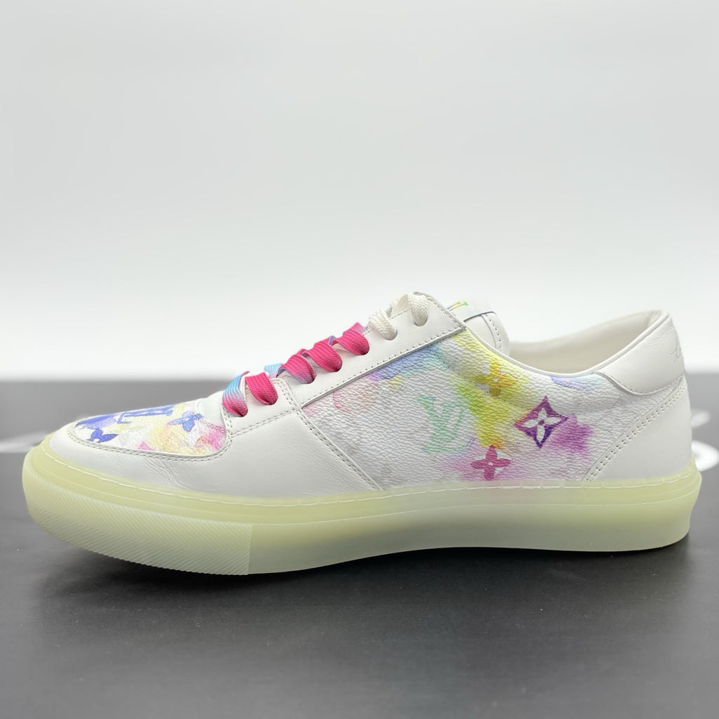 Size 8 LV (9-9.5 US) Louis Vuitton Ollie ' White Rainbow Monogram ' | GREAT COND