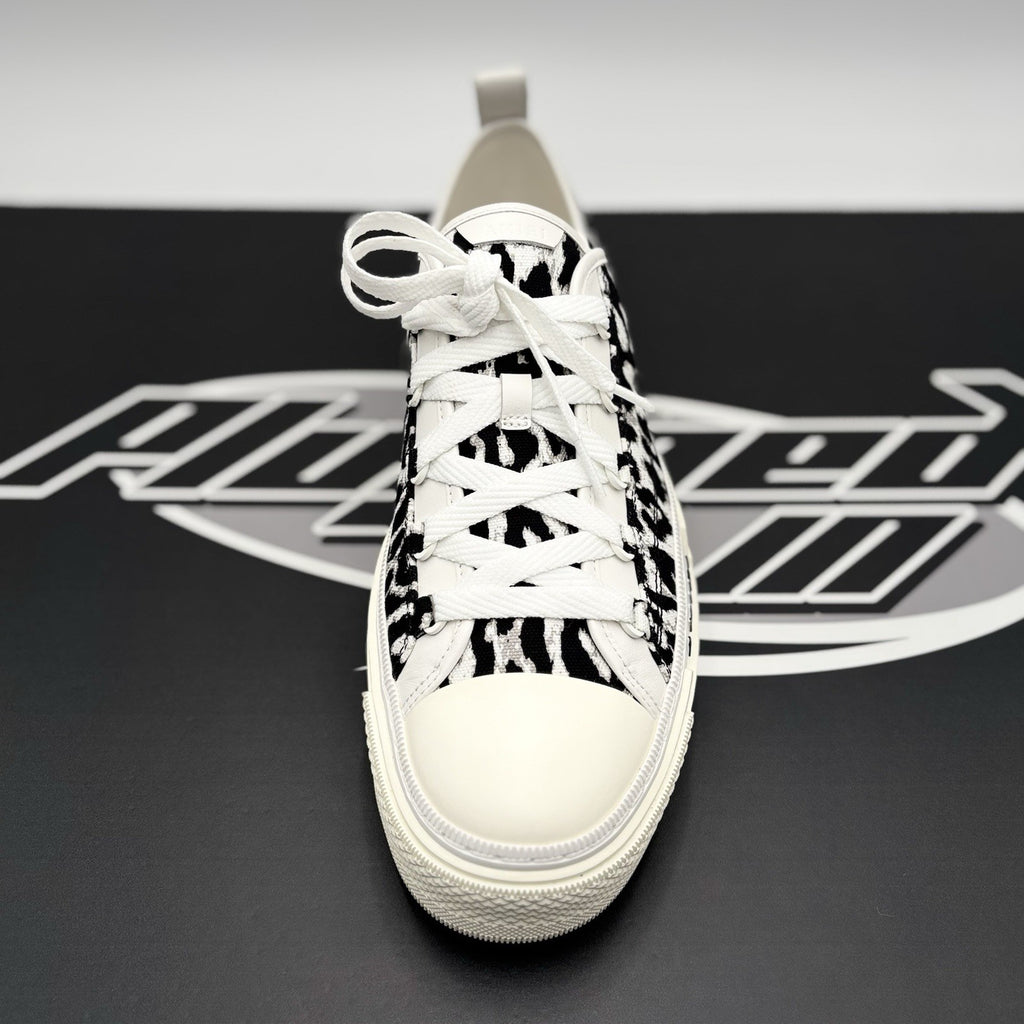 Size 43 (10US) Amiri Court Low ' White Leopard ' | Excellent!