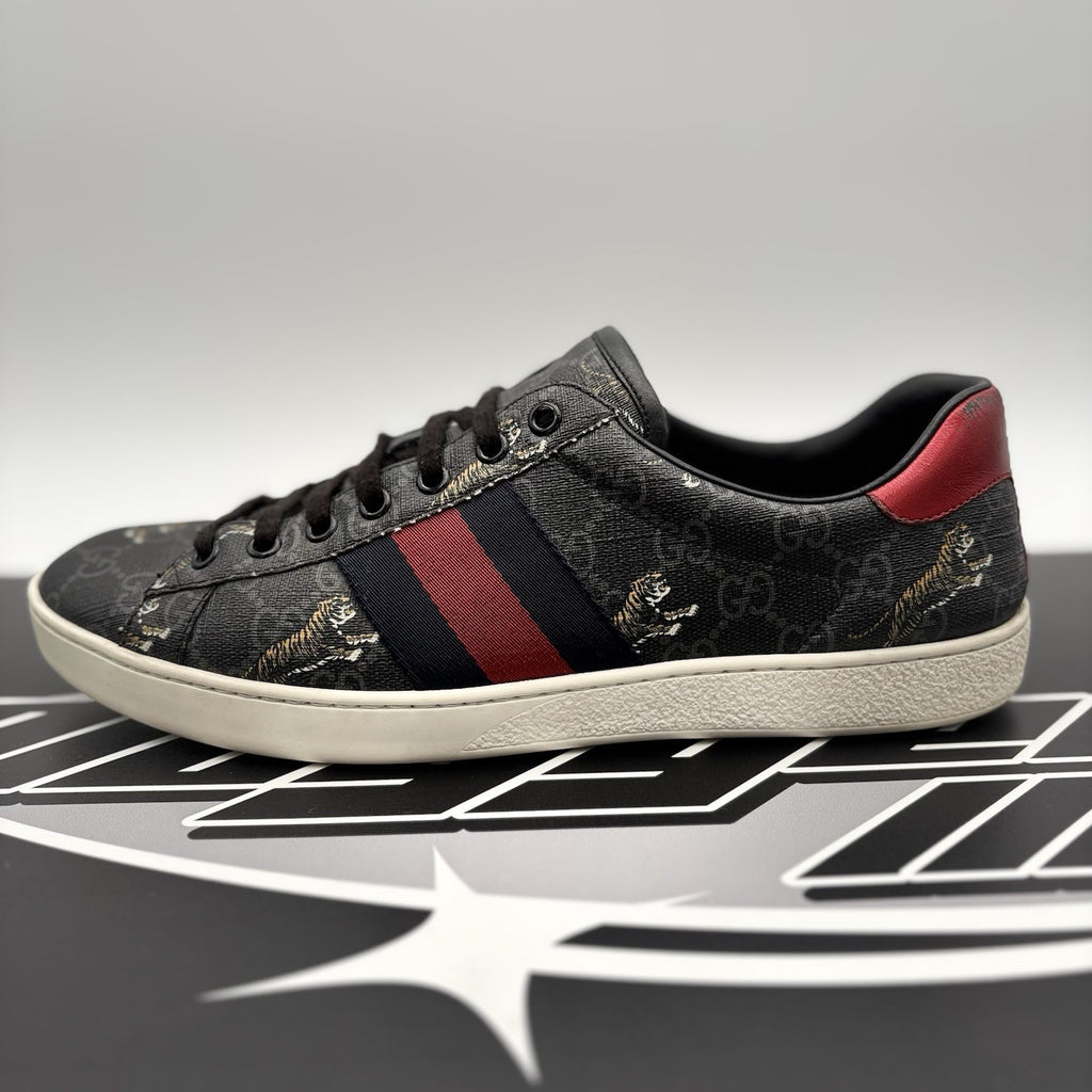 Size 8 G (8.5 US) - Gucci Tiger Ace GG Supreme Monogram | GREAT CONDITION!