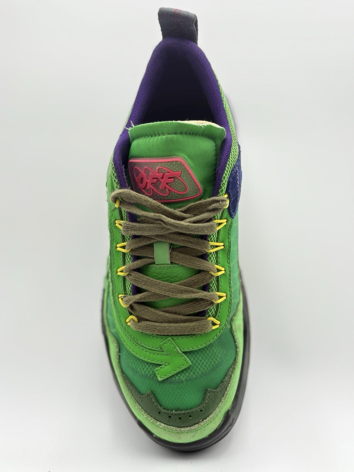 Size 42 (9 US) Off-White Odsy-1000 ' Green ' | GREAT CONDITION!