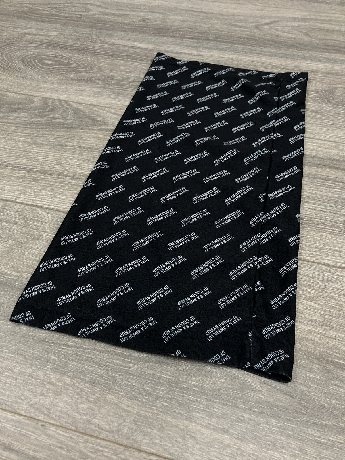 Thats A Awful Lot Of Cough Syrup Neck Scarf ' Black, White ' | BRAND NEW!