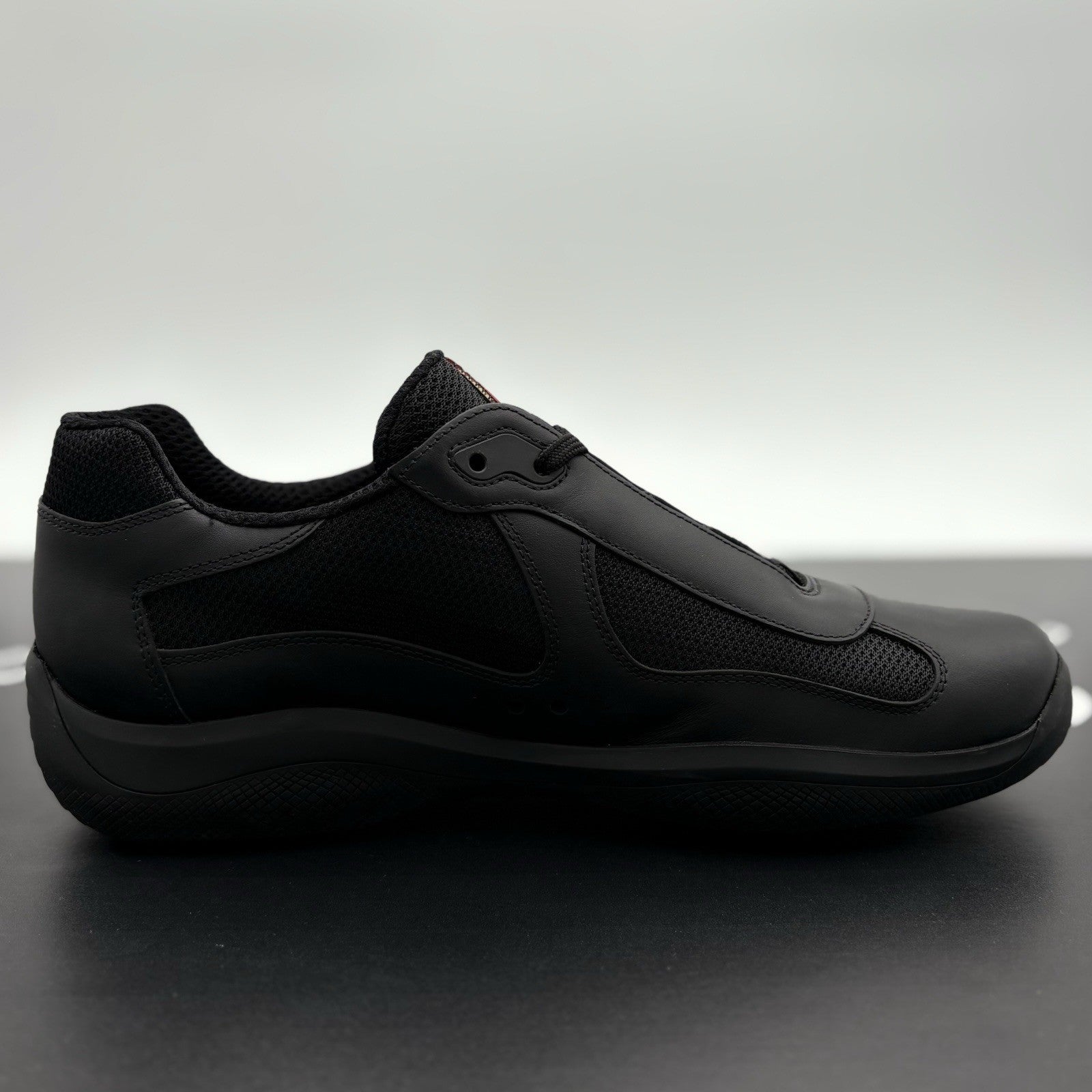Size 8 UK (9 US) - Prada Americas Cup ' Black ' | EXCELLENT CONDITION!