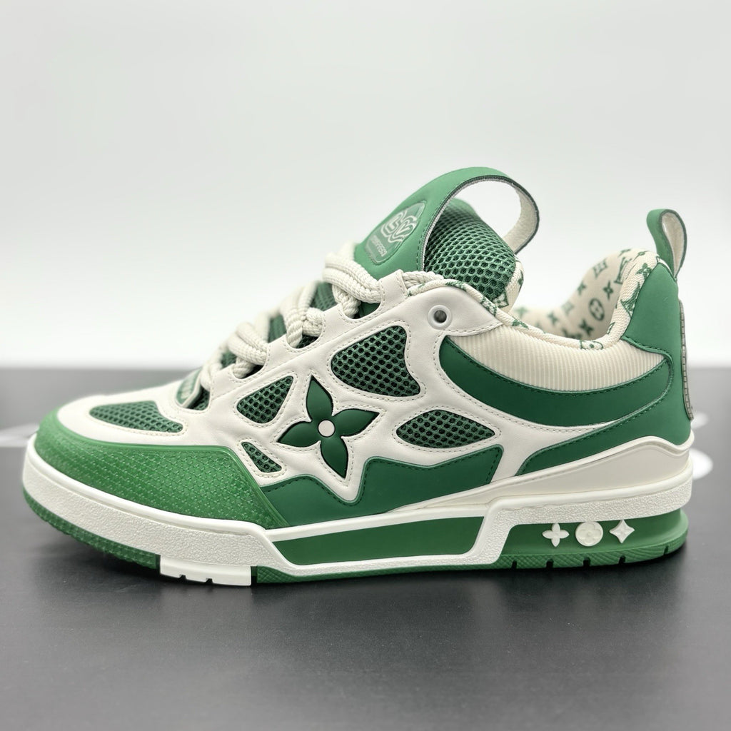 Size 9 LV (10-10.5 US) Louis Vuitton Skate ' Green White ' | SUPER CLEAN!