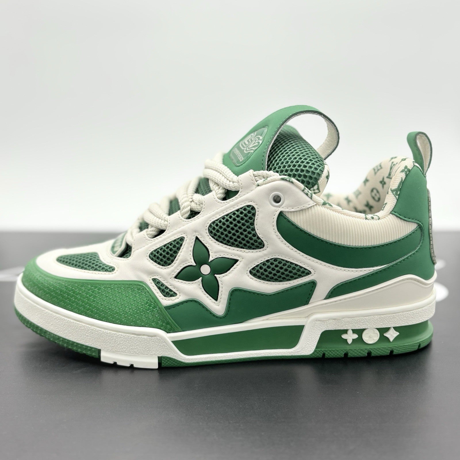 Size 9 LV (10-10.5 US) Louis Vuitton Skate ' Green White ' | SUPER CLEAN!