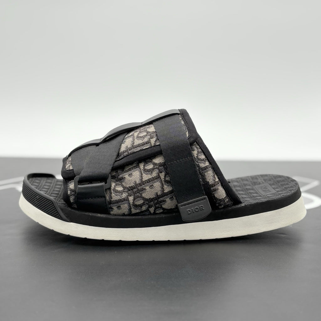 Size 42 (9 US) - Dior Alpha Oblique Sandal Slides ' Beige ' | GOOD CONDITION!