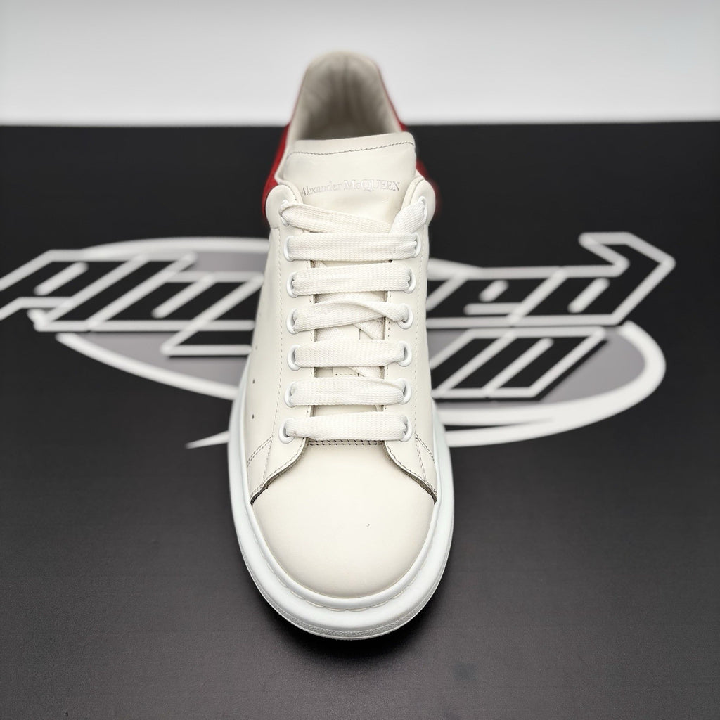 Size 41.5 (8.5 US) Alexander McQueen Oversized ‘ White, Red ' | GOOD COND!