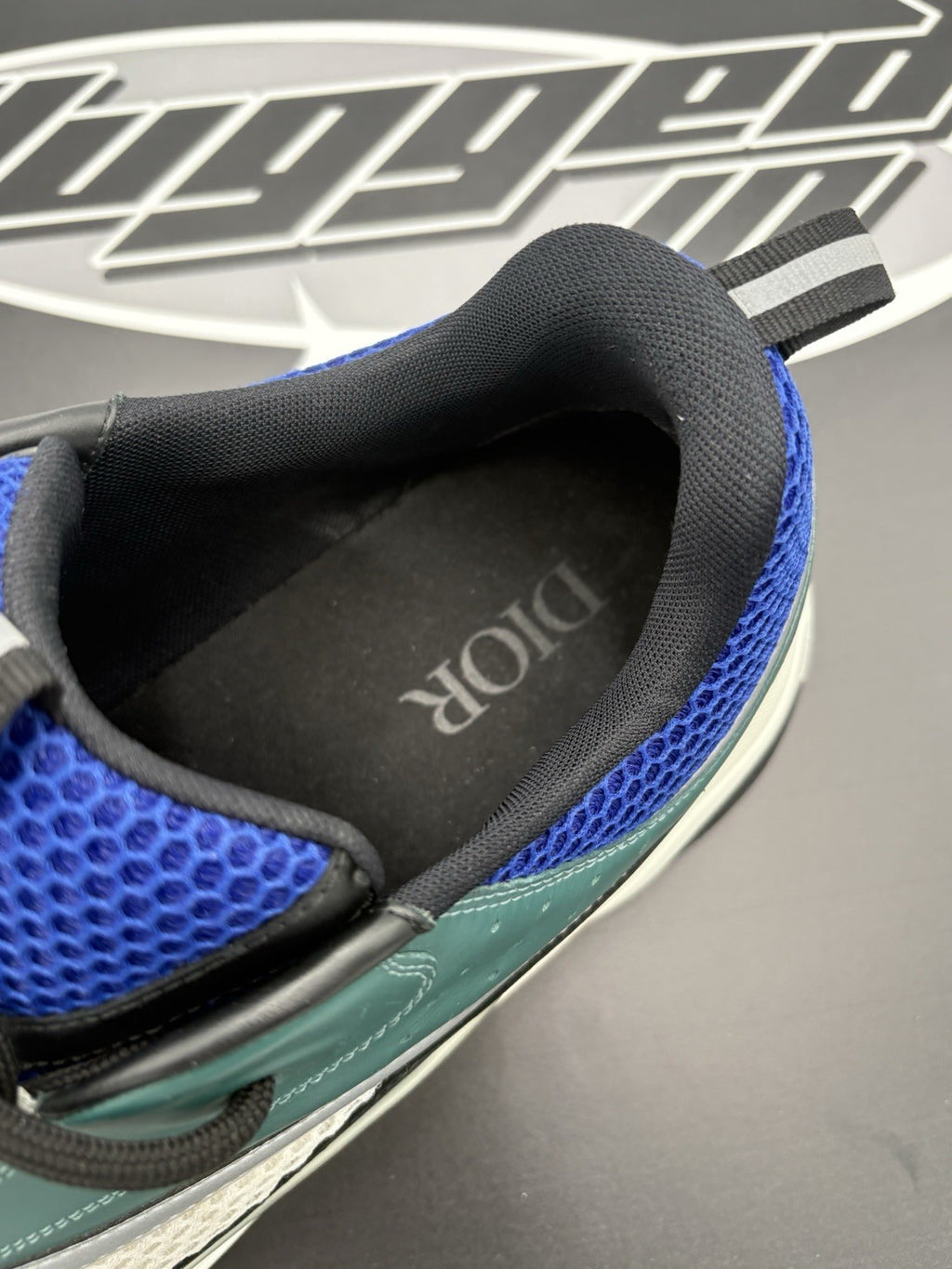 Size 50 (17 US) - Dior B22 Sneaker ' White Deep Green ' | GREAT CONDITION!