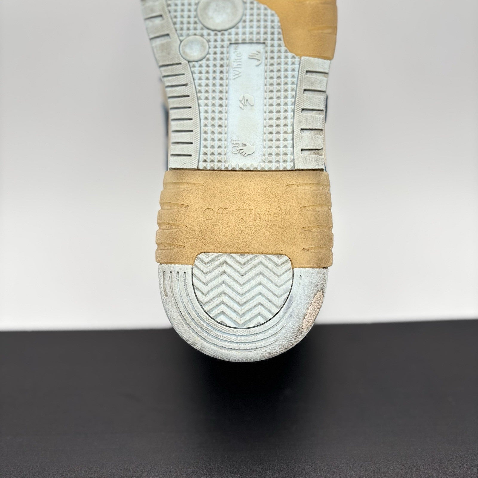 Size 45 EU (12 US) - Off-White Out of Office Suede ' Light Blue, White ‘