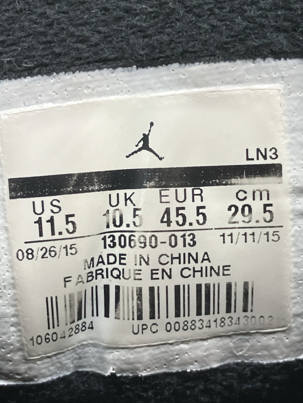 Size 11.5 - Nike Air Jordan 12 Retro ' The Master '