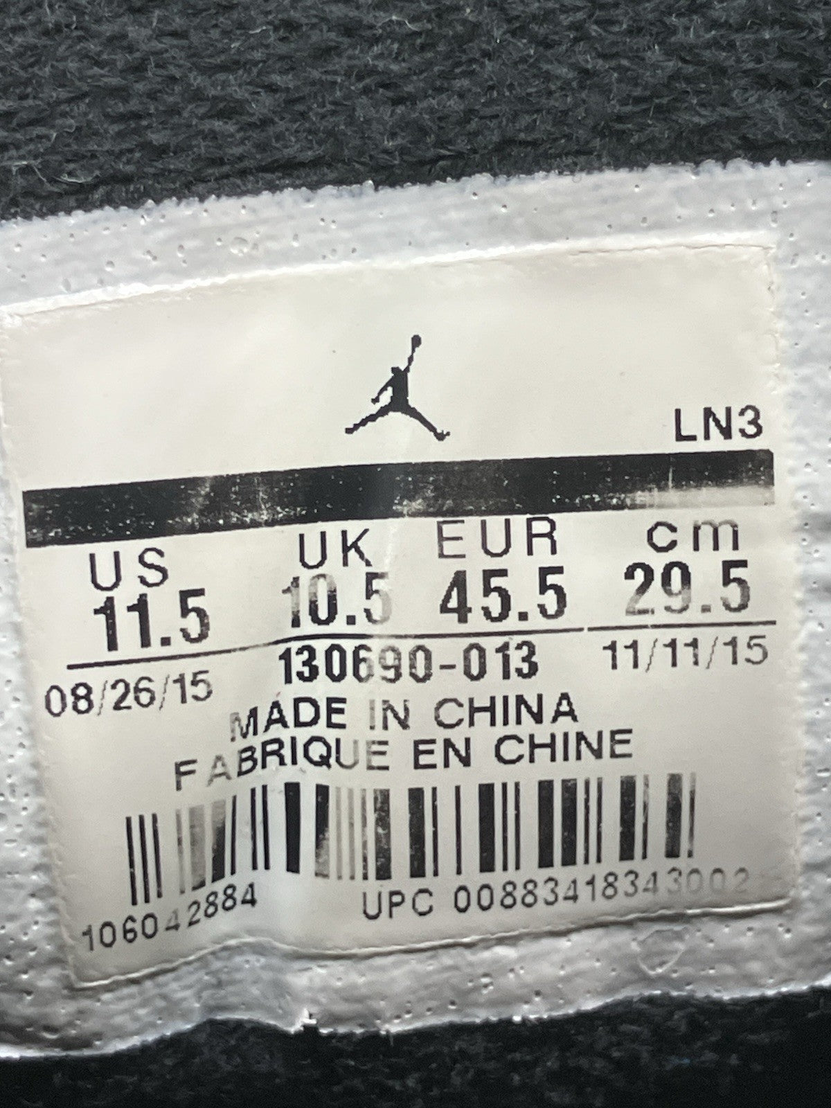 Size 11.5 - Nike Air Jordan 12 Retro ' The Master '