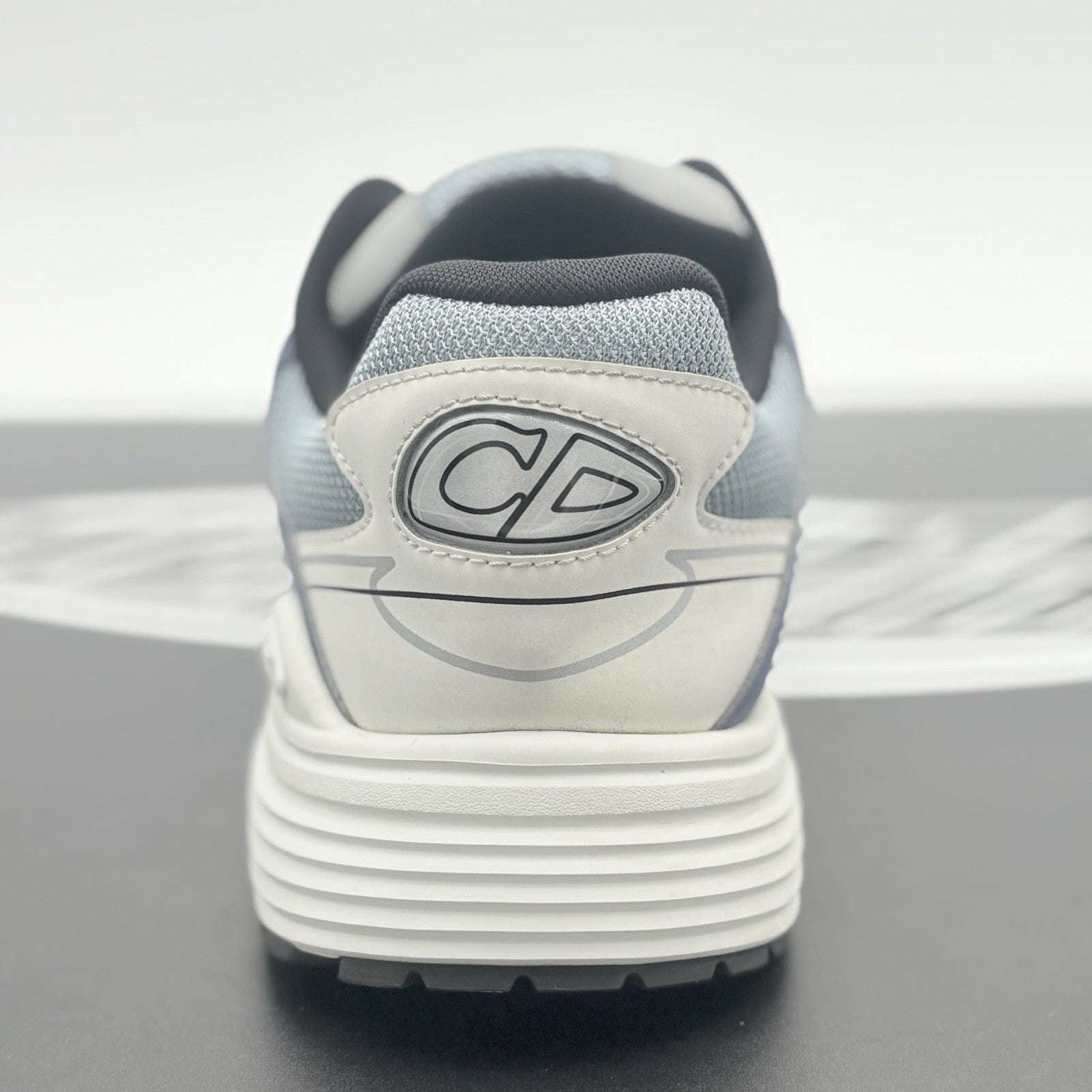 Size 46 (13 US) - Dior B30 Reflective Sneaker ' Blue Grey White ' | SUPER CLEAN!