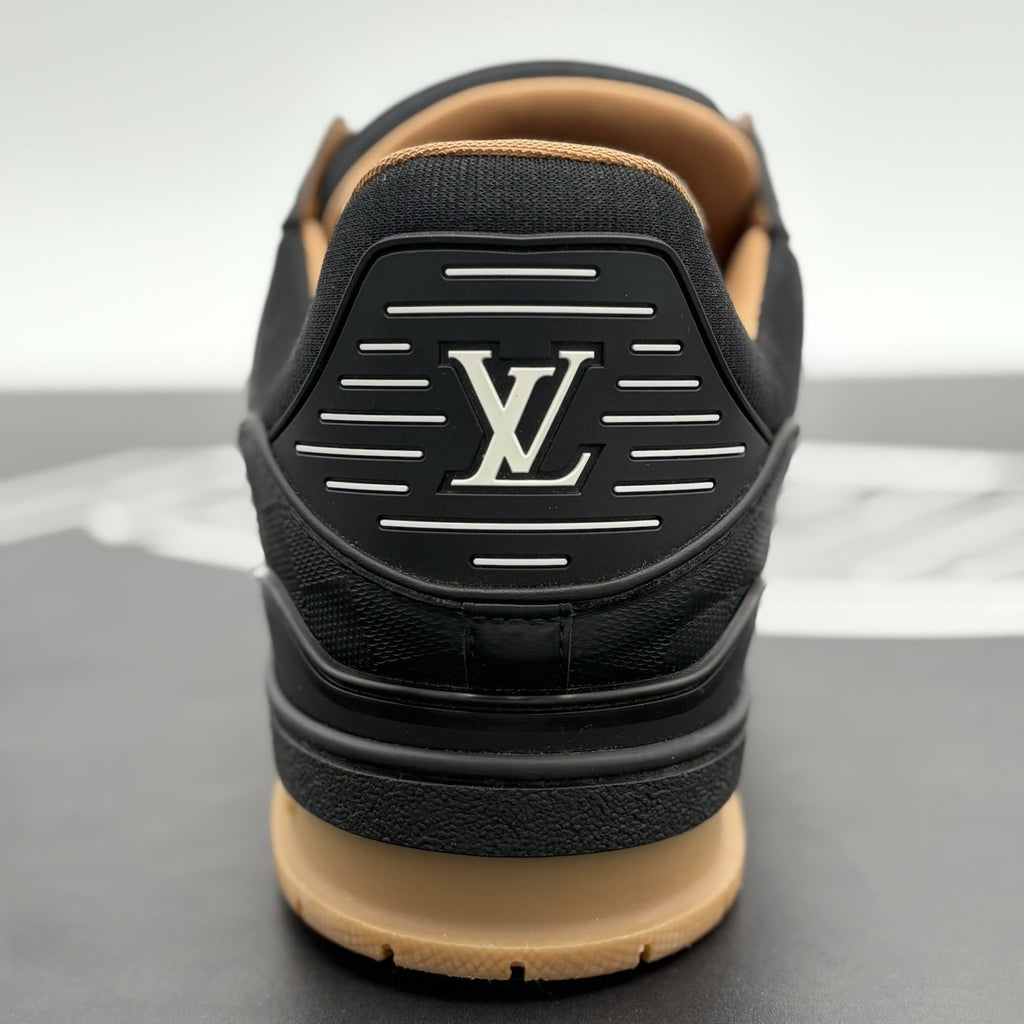 Size 11 LV (12-12.5 US) Louis Vuitton Trainer ' Black Brown ' | GREAT CONDITION!