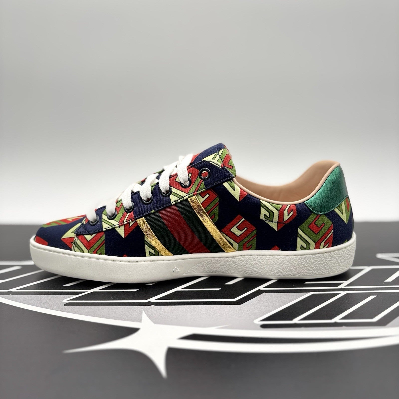 Size 6.5 G (7 US) - Gucci Ace GG Wallpaper | NEW!